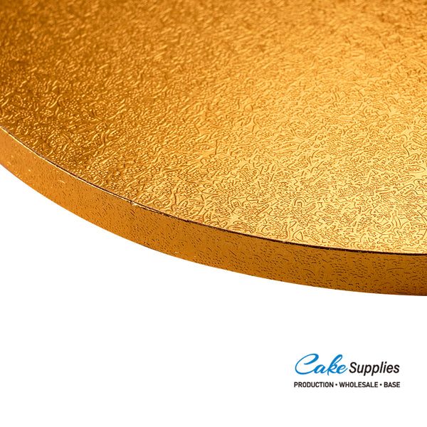 12mm Gold  Round Smooth Edge  Cake Boards