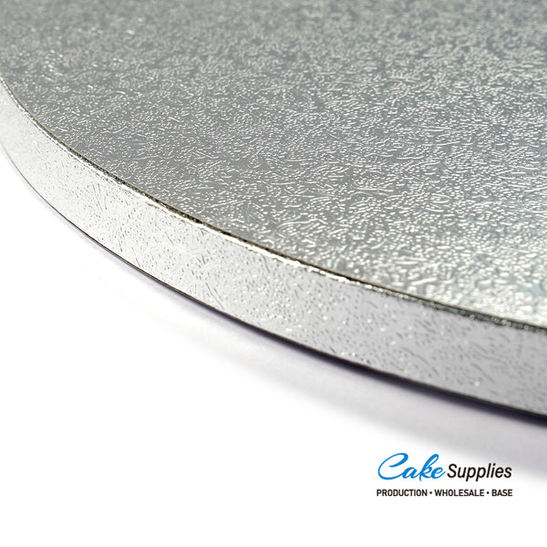 12mm Silver  Round Smooth Edge  Cake Boards