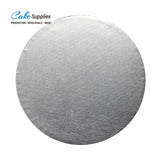 12mm Silver  Round Wrapped Edges Cake Boards