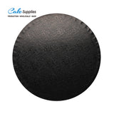 12mm Black  Round Wrapped Edges Cake Boards